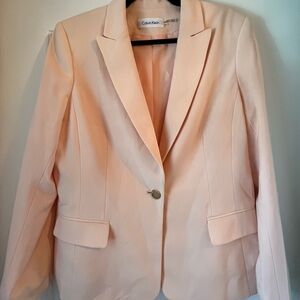 Calvin Klein Women's Blush Blazer